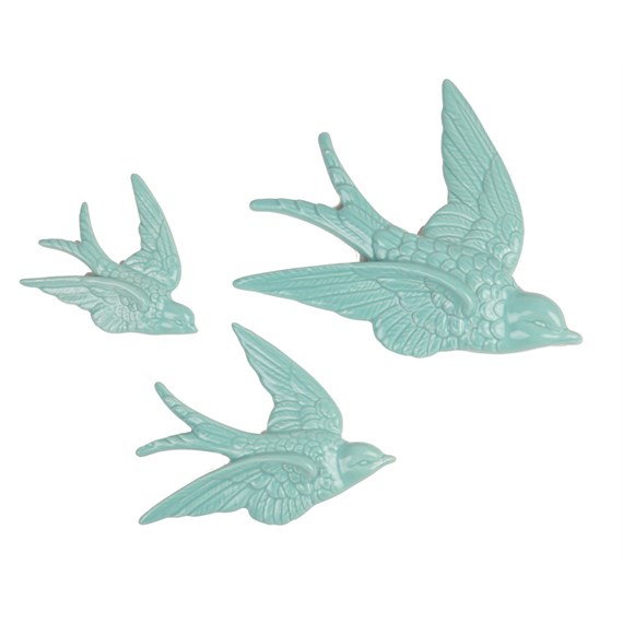 Swallow Wall Decorations Duck Egg - Set of 3